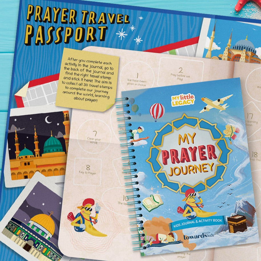 My Prayer Journal, My Prayer Journey: Kids Salah Journal & Activity Book