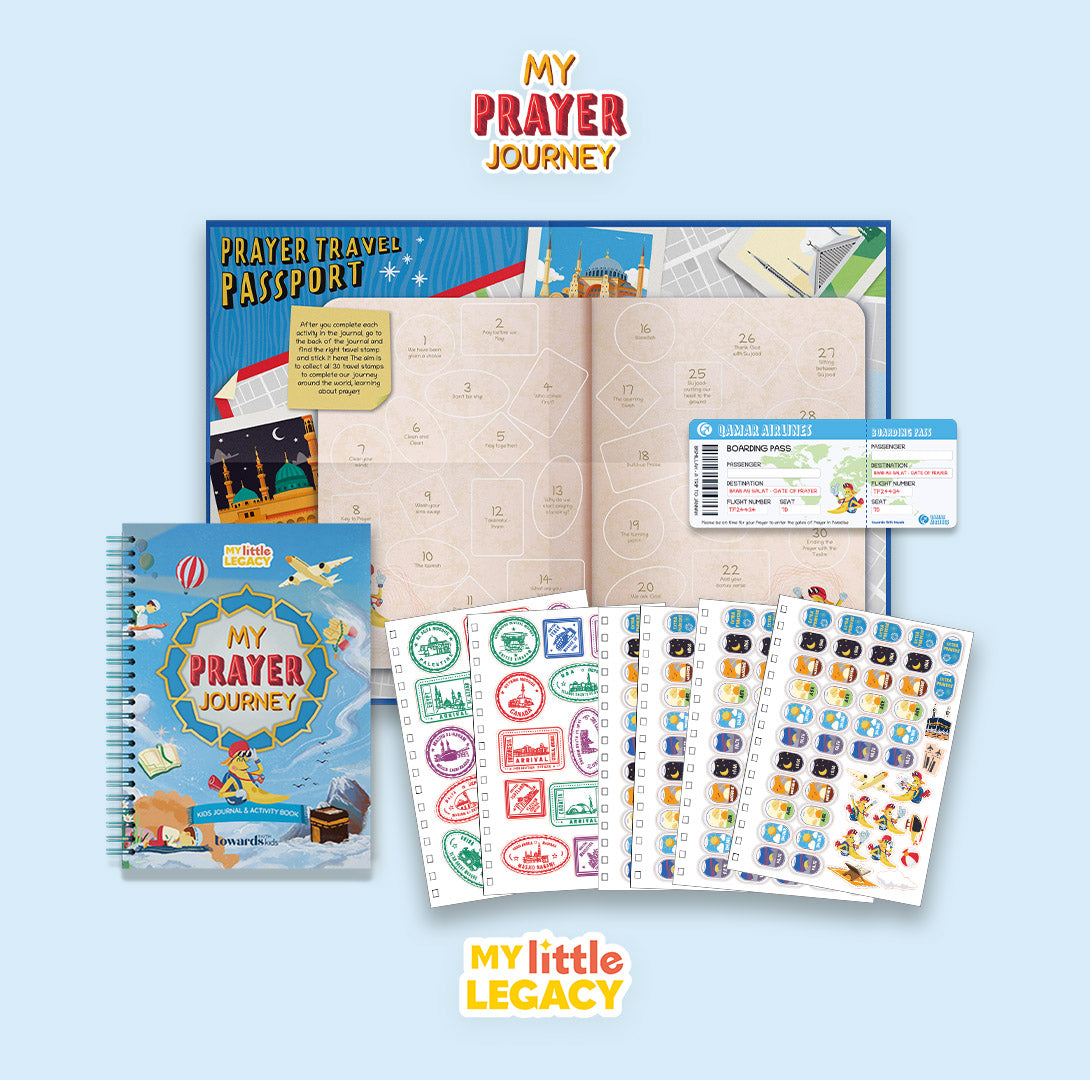My Prayer Journal, My Prayer Journey: Kids Salah Journal & Activity Book