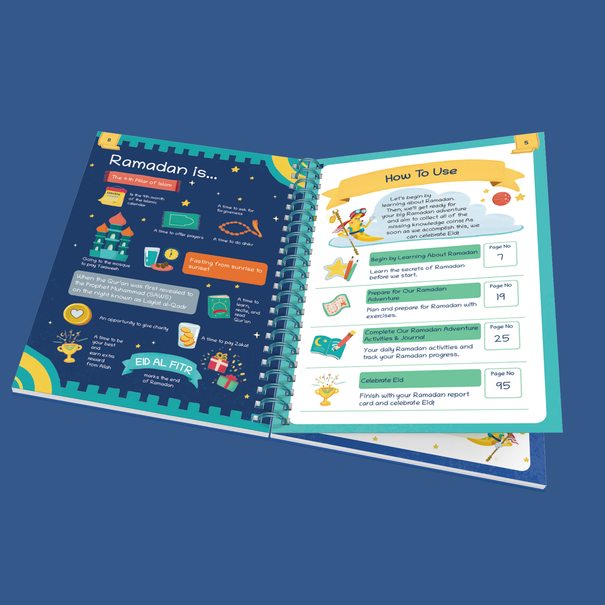 Ramadan Kids Activity Book, Ramadan Kids Journal & Activity Book