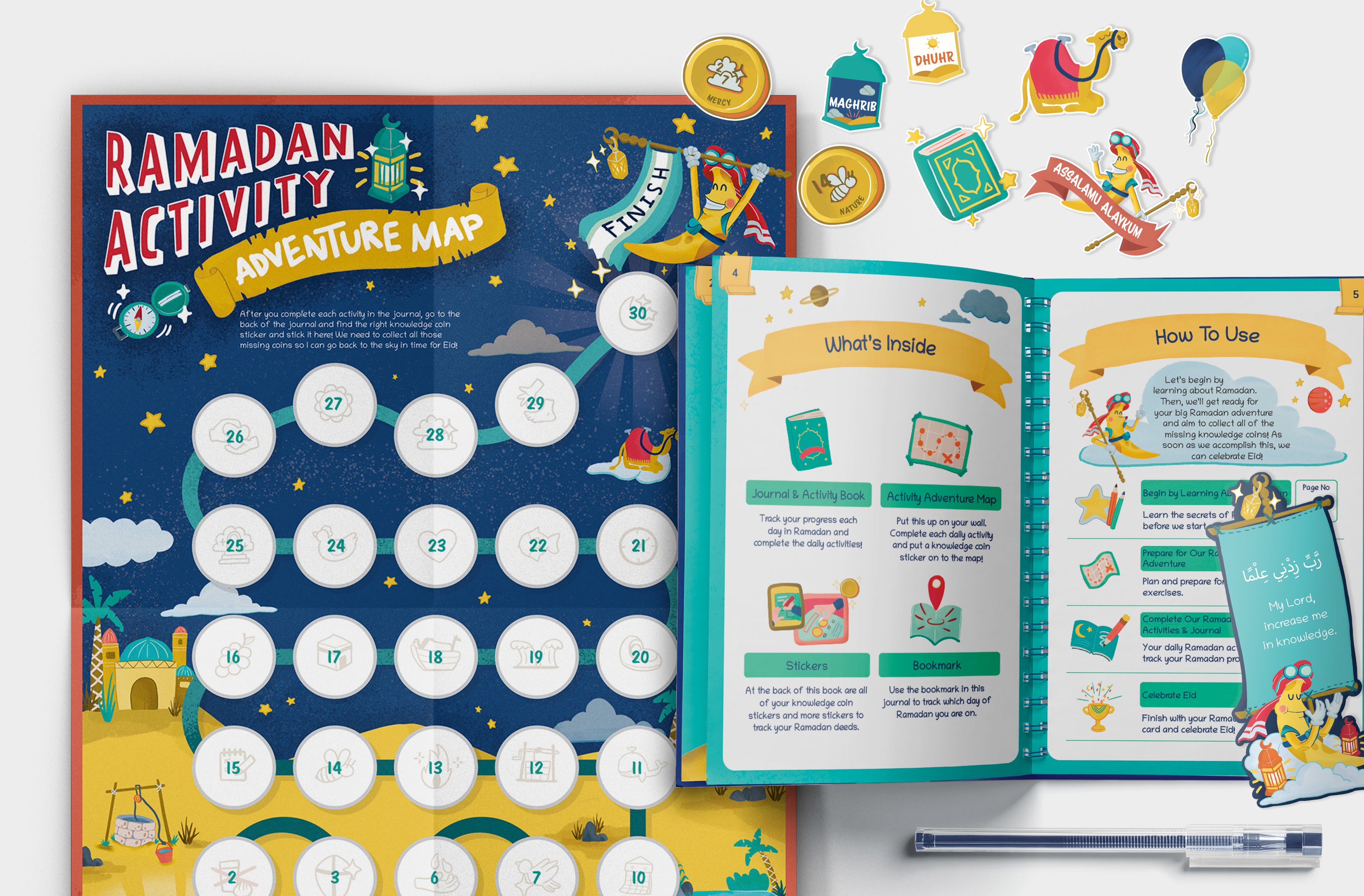 Ramadan Kids Activity Book, Ramadan Kids Journal & Activity Book