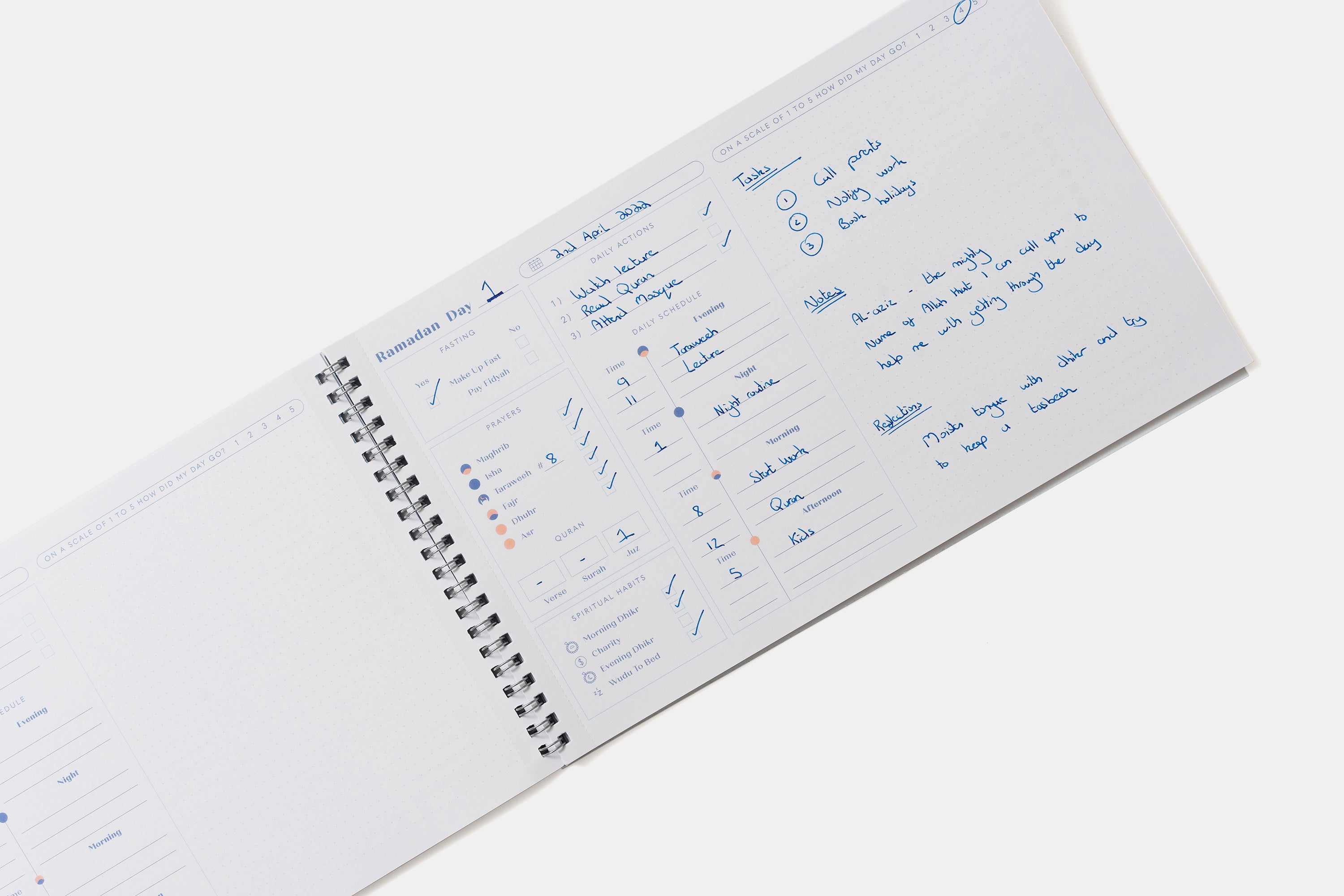 Ramadan Daily Action Pad, Ramadan Legacy Daily Action Pad