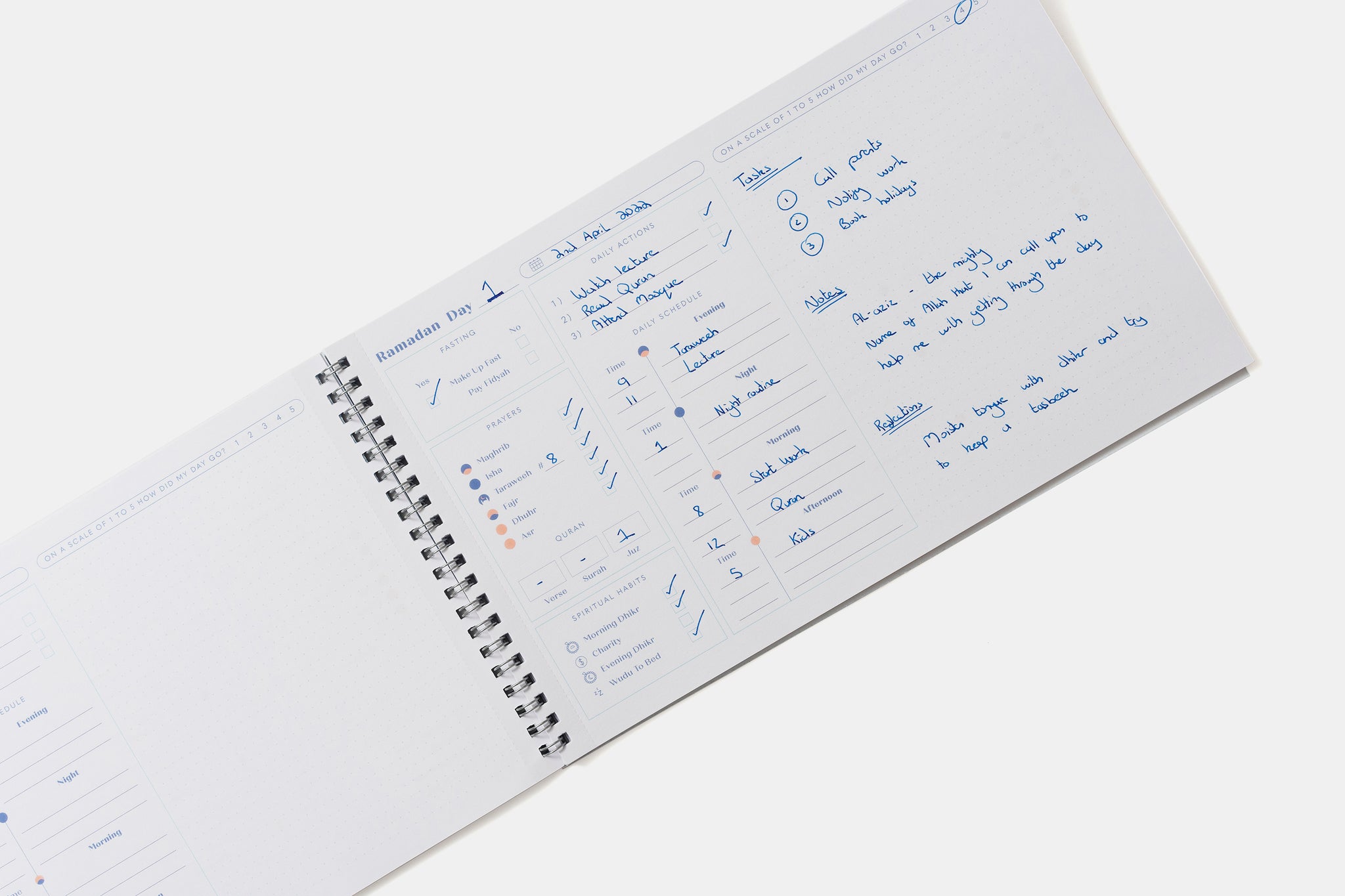 Ramadan Daily Action Pad, Ramadan Legacy Daily Action Pad