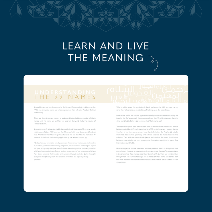 99 Names of Allah Digital Guided Journal, 99 Names of Allah Digital Guided Journal (iPad Tablet Version)