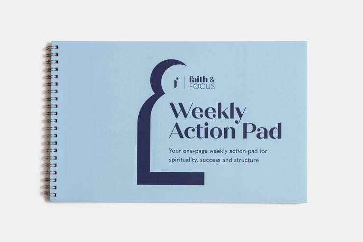 Faith & Focus Weekly Action Pad Sample