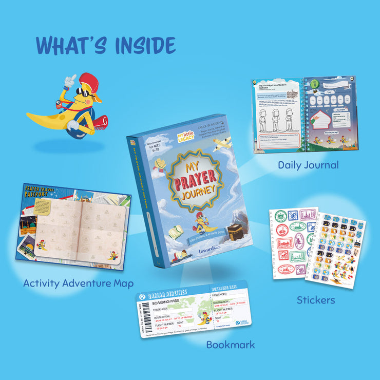 My Prayer Journal, My Prayer Journey: Kids Salah Journal & Activity Book
