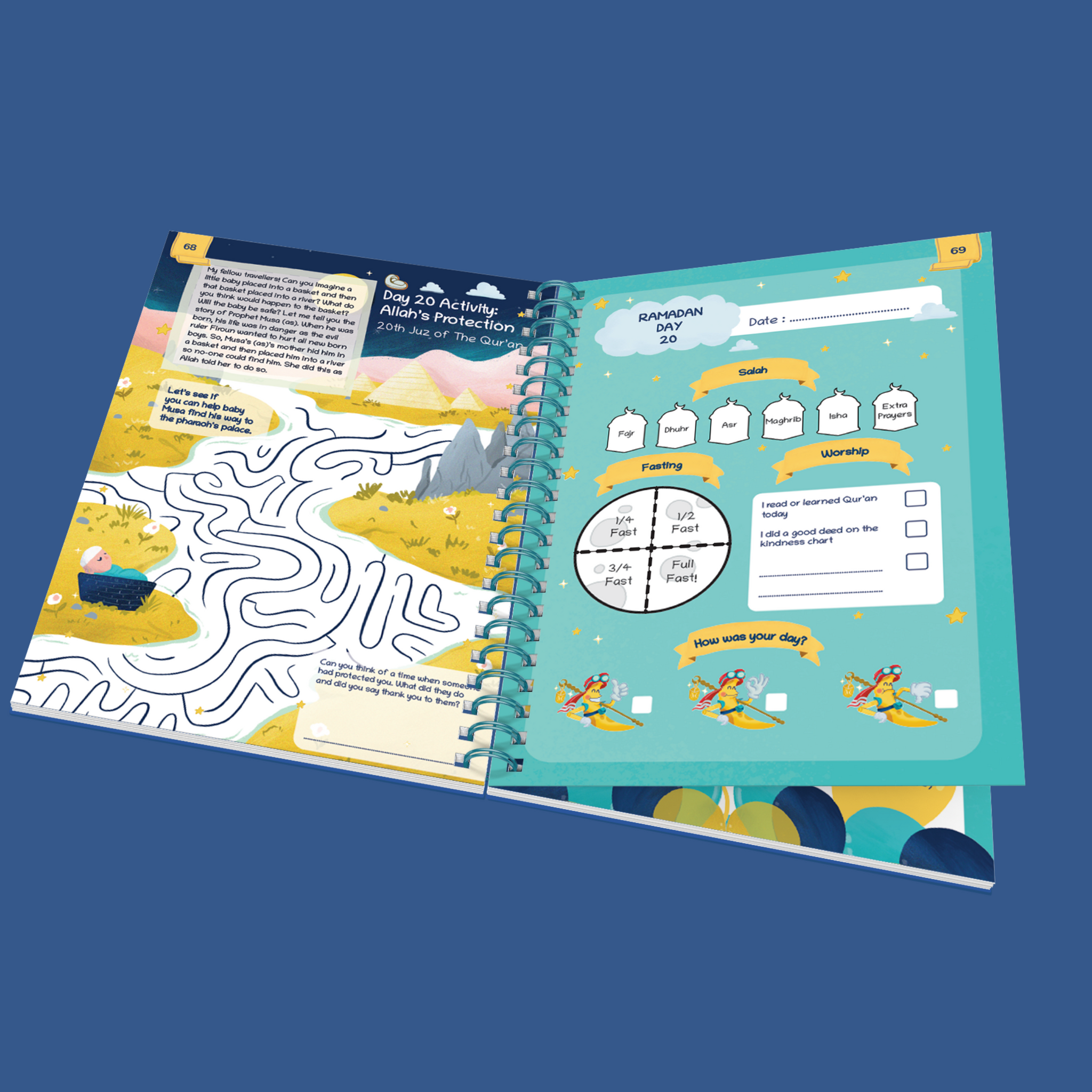 Ramadan Kids Activity Book, Ramadan Kids Journal & Activity Book