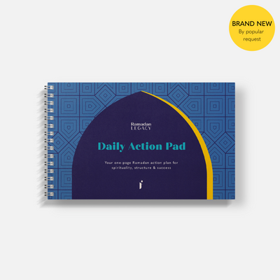 Ramadan Daily Action Pad, Ramadan Legacy Daily Action Pad