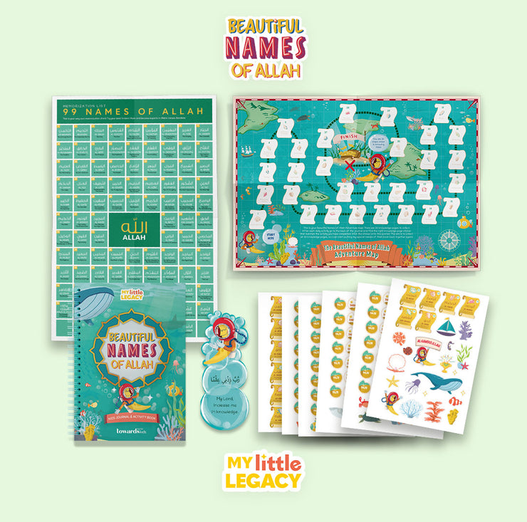 Allah Names Kids Journal, Names of Allah Kids Journal & Activity Book