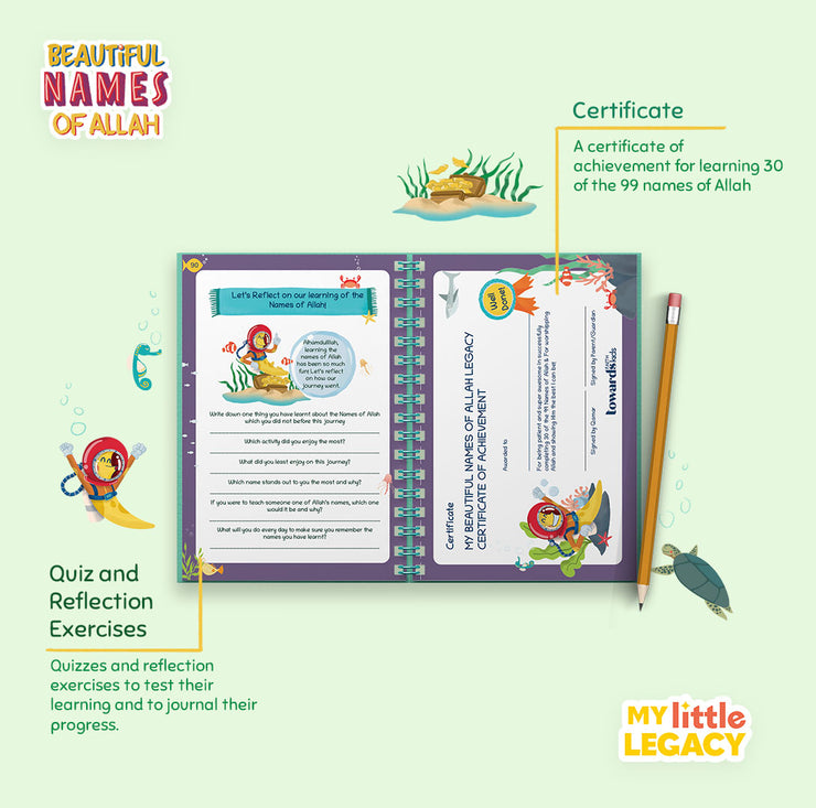 Names of Allah Kids Journal & Activity Book