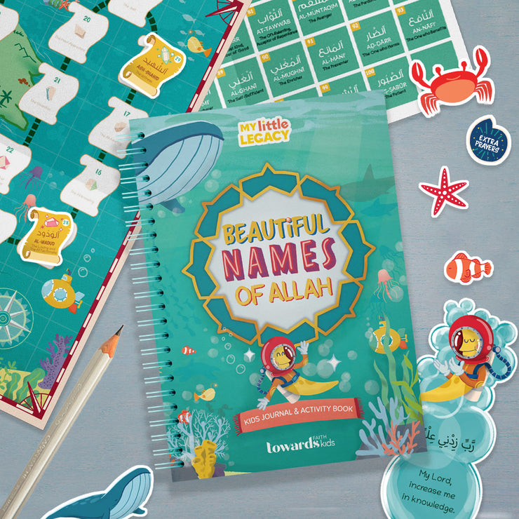 Allah Names Kids Journal, Names of Allah Kids Journal & Activity Book