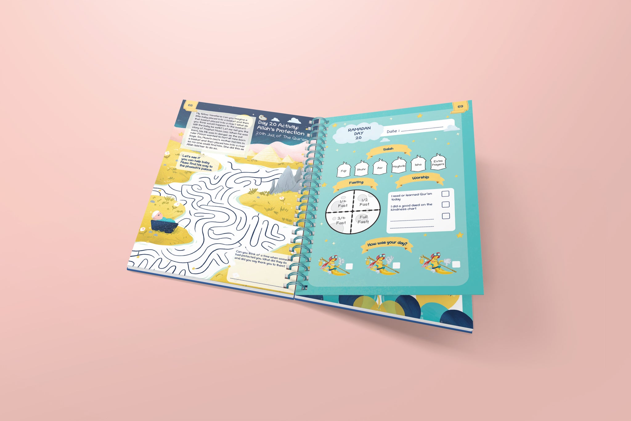 Ramadan Kids Activity Book, Ramadan Kids Journal & Activity Book