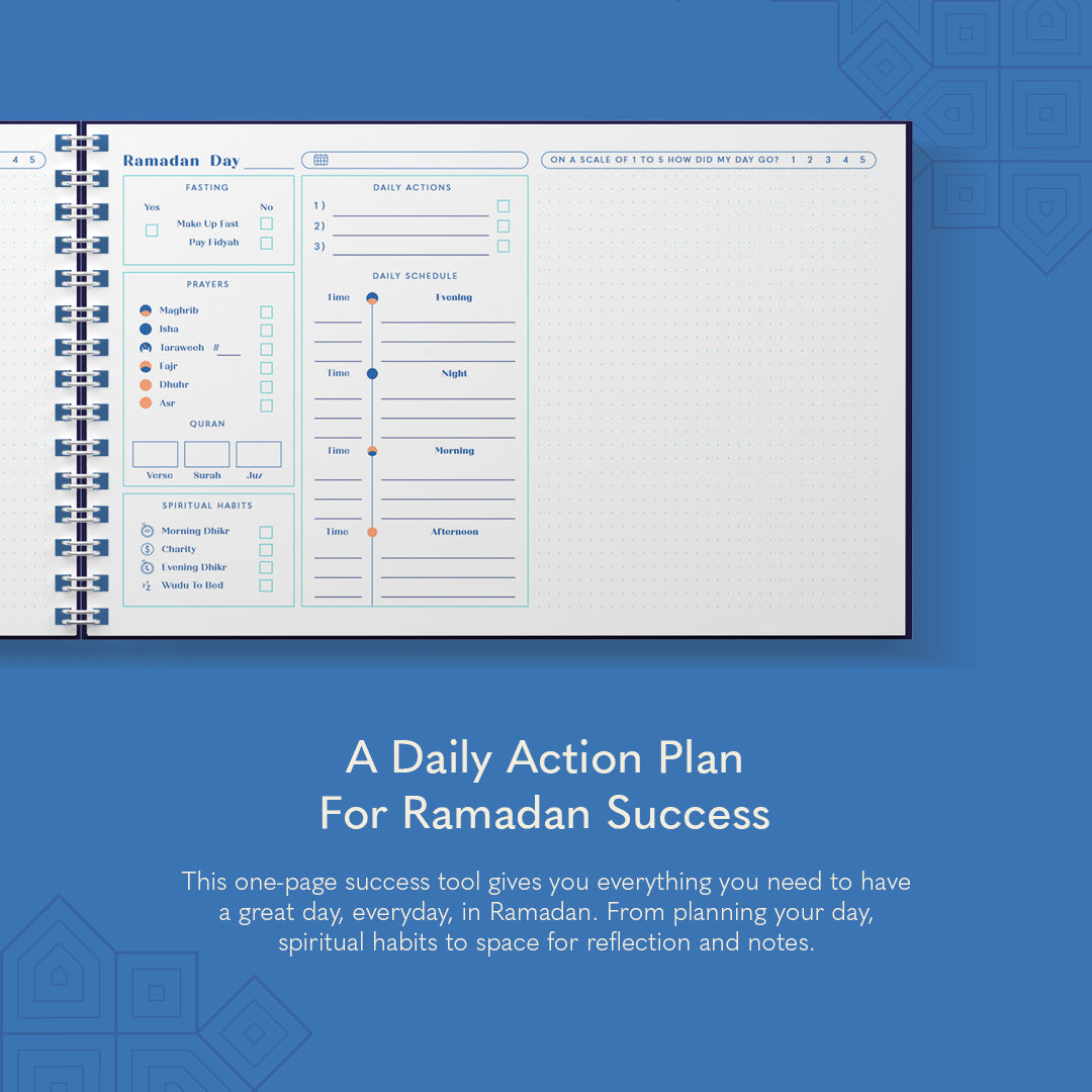 Ramadan Daily Action Pad, Ramadan Legacy Daily Action Pad
