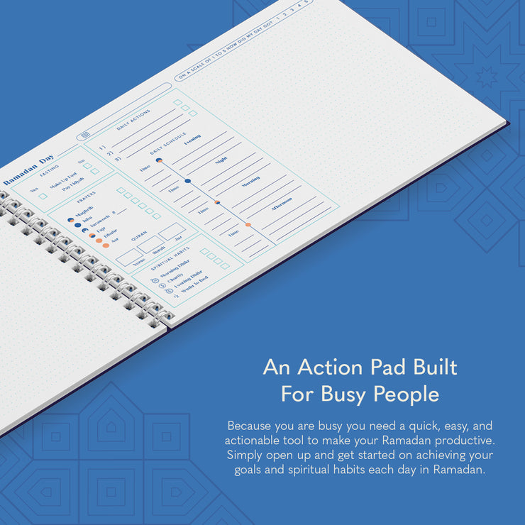 Ramadan Daily Action Pad, Ramadan Legacy Daily Action Pad