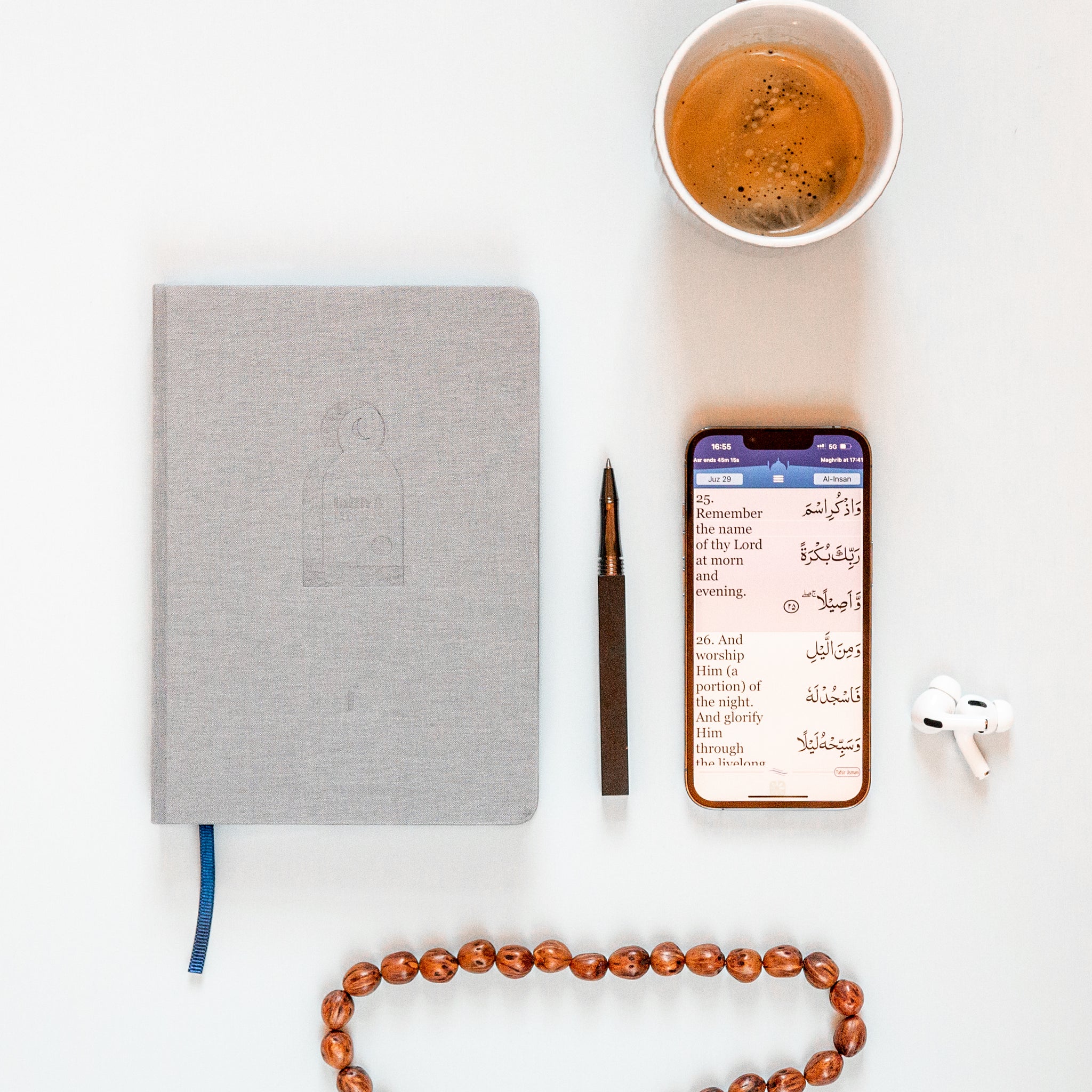 Muslim Productivity Journal, Faith & Focus Daily Muslim Productivity Planner & Journal